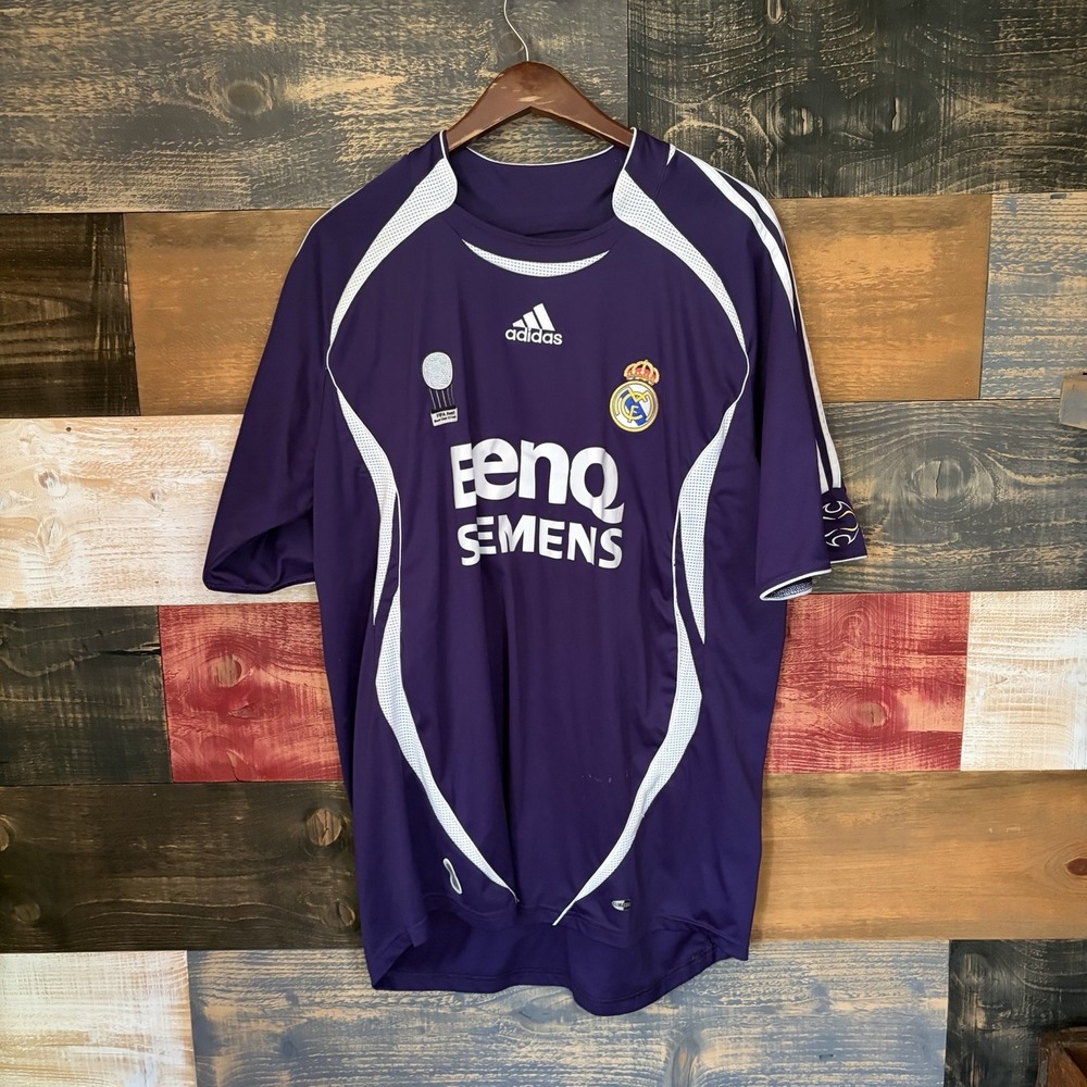 Adidas Real Madrid 2006/07 Authentic Third Jersey Purple Marcelo 18 Men XL